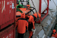 M Usv Conducts The Underwater Topographic Survey In The Antarctica