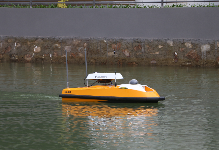 SL40 unmanned surface vessel with POS and side scan sonar