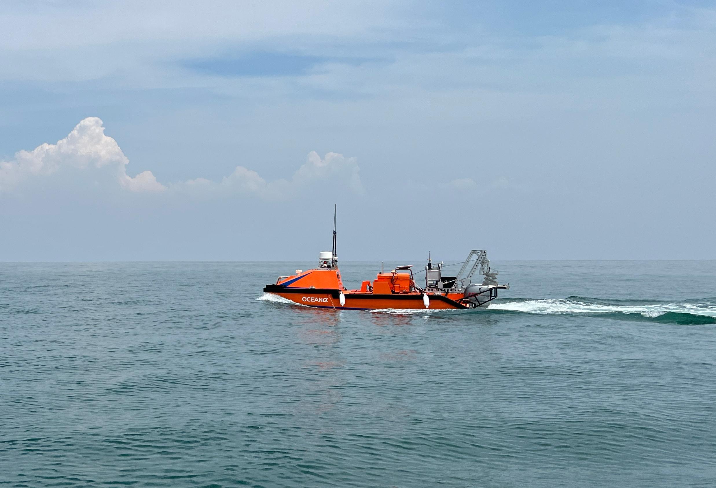 L25 USV successfully conducting a survey mission 33 kilometers offshore in Malaysia1