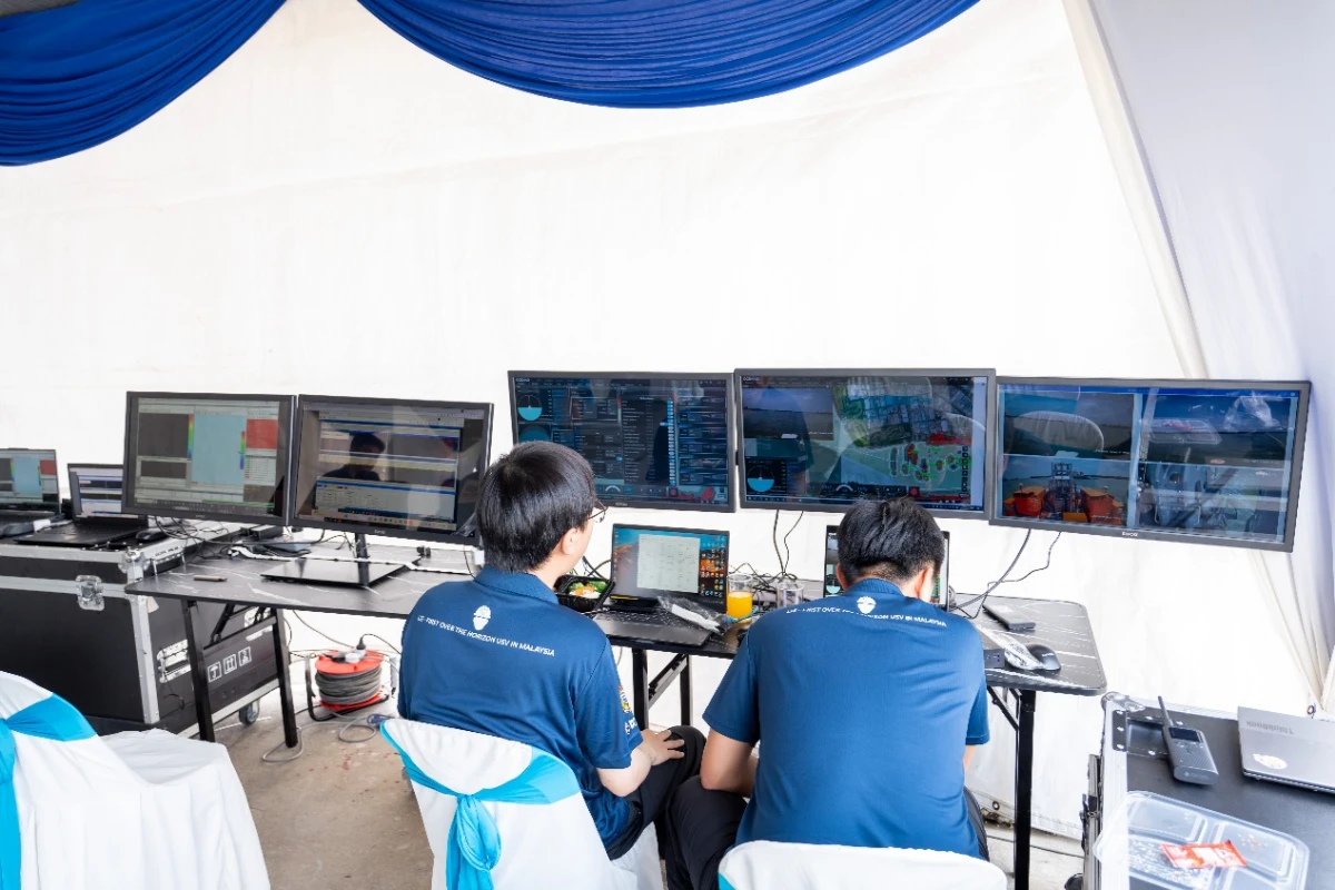 L25 USV transmits multibeam, side-scan, and sub-bottom profiler data to ROC in real time